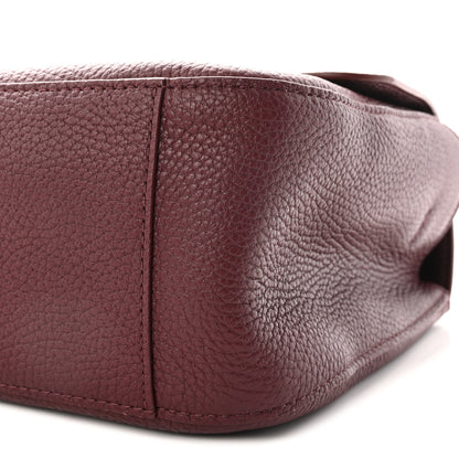 Chanel Grained Calfskin Small Souplissimo Maxi Flap Burgundy 10 of 11