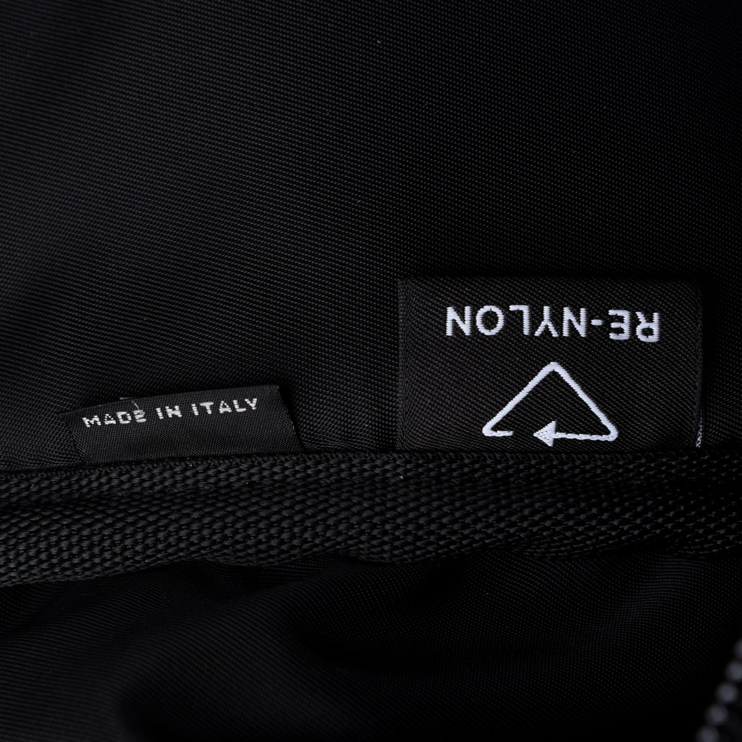 Re-Nylon Saffiano Pet Carrier Backpack Black