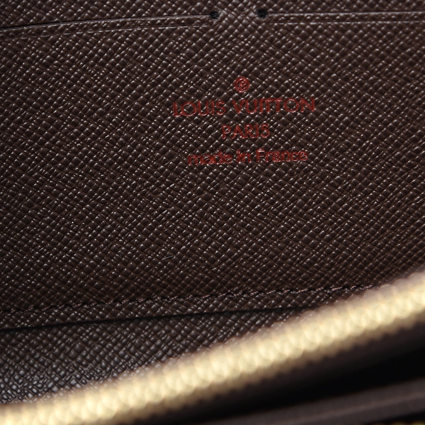 Damier Ebene Zippy Wallet