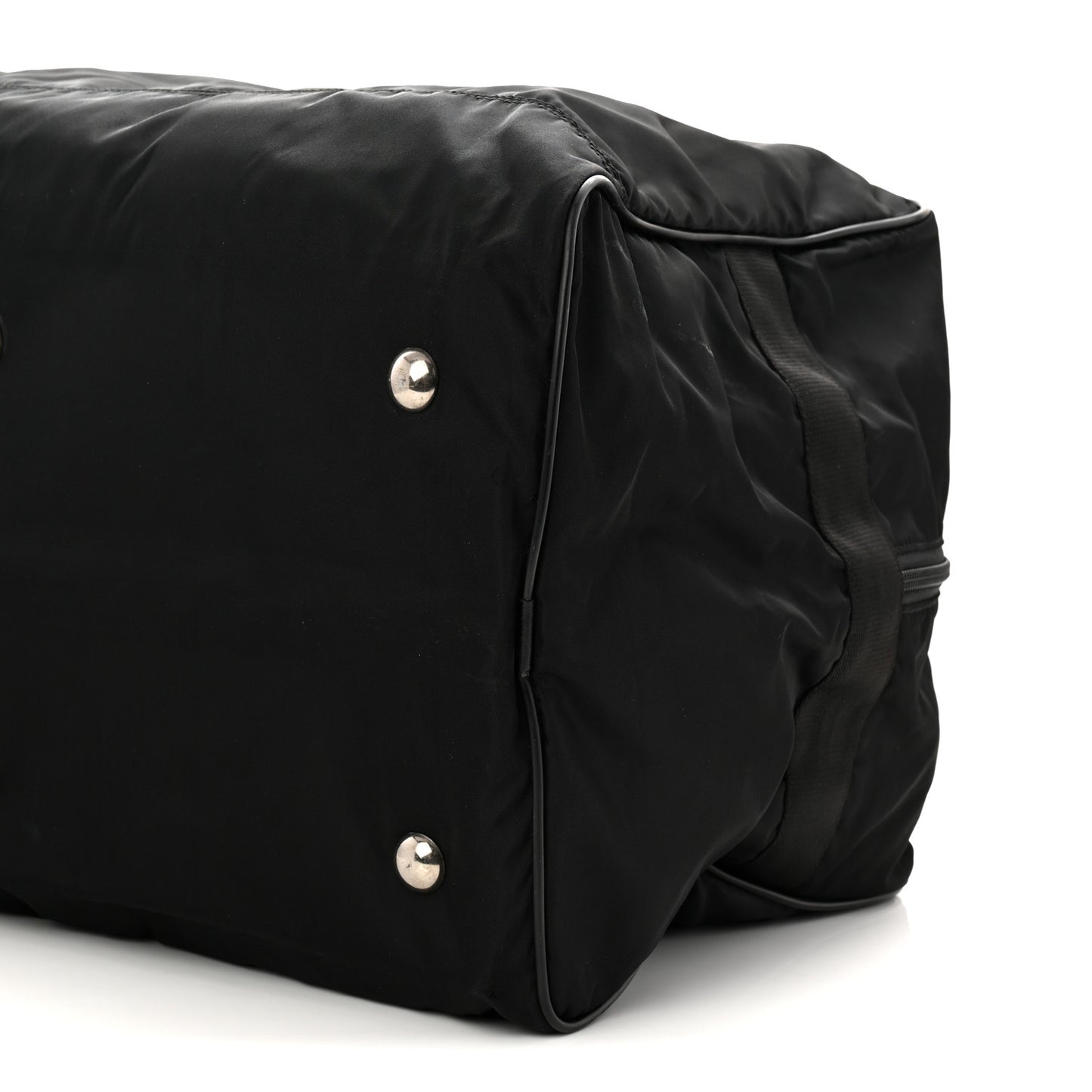 Tessuto Nylon Saffiano Carry On Travel Bag Black