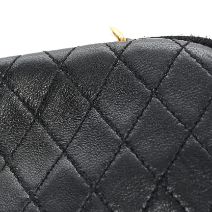 Saint Laurent Lambskin Quilted Gaby Zipped Pouch Black 10 of 10