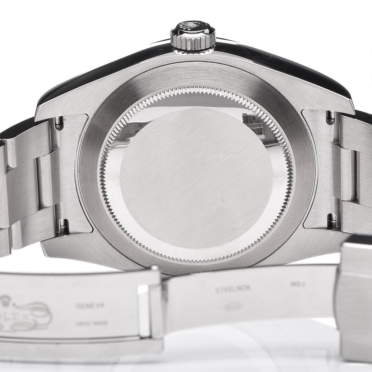 Stainless Steel 40mm Air-King Oyster Perpetual Watch Black 116900