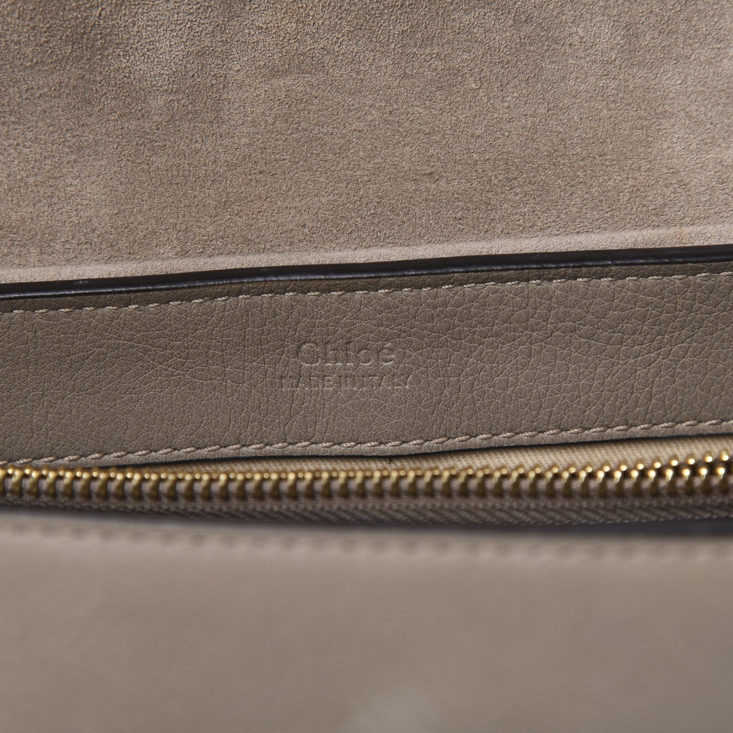 Chloe Calfskin Small Faye Day Shoulder Bag Motty Grey 6 of 10