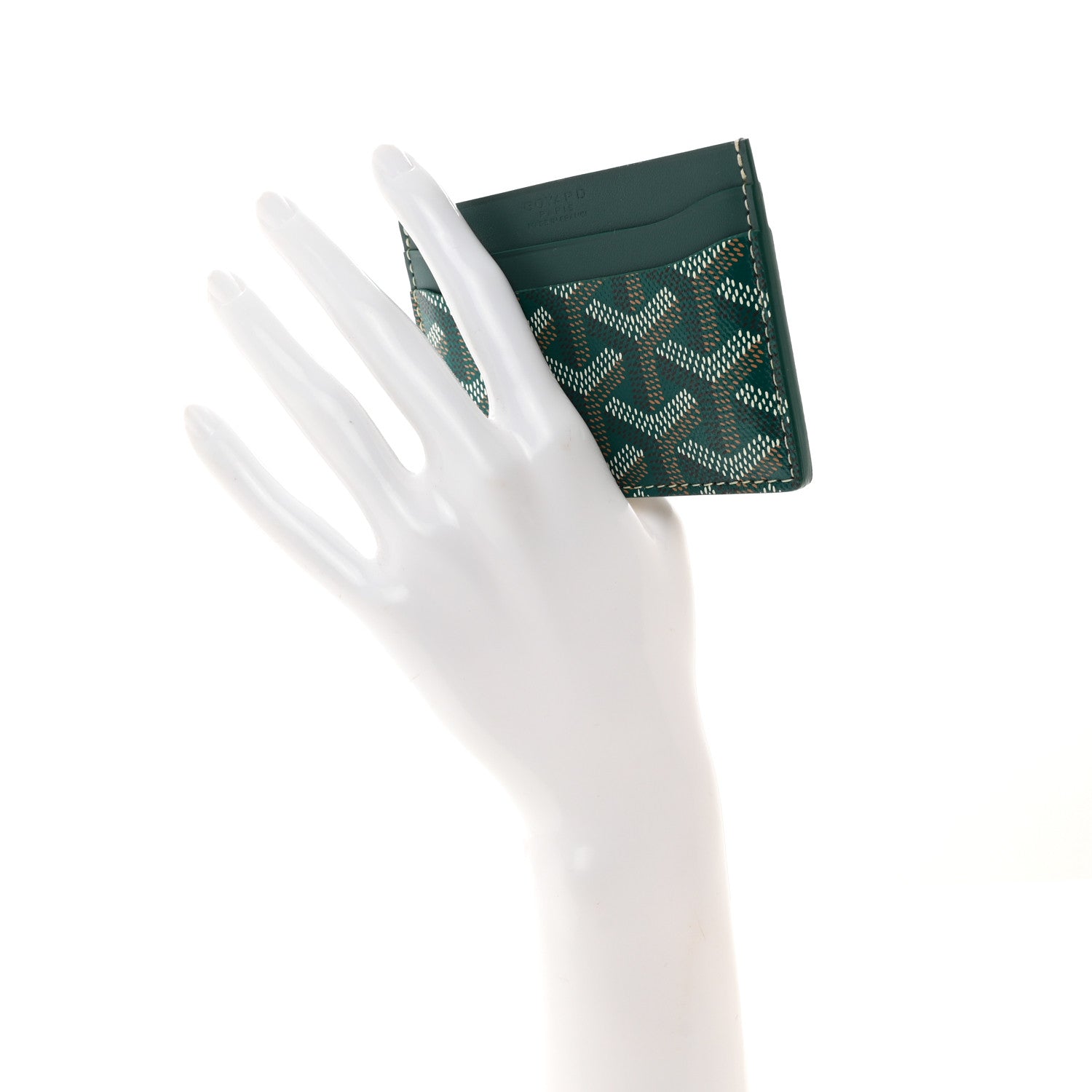 Goyard Goyardine Saint Sulpice Card Holder Green 2 of 8