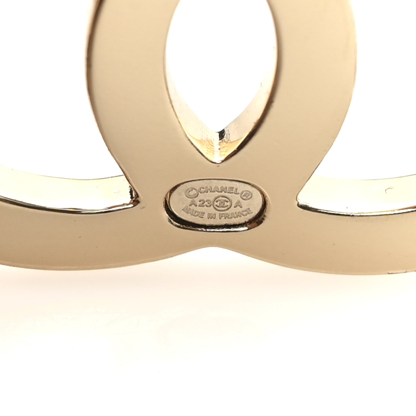 Lambskin Ruched Chain CC Belt 90 36 Black Multicolor