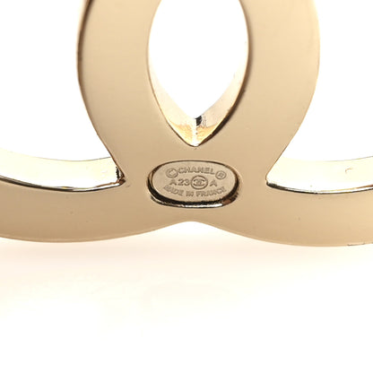 Chanel Lambskin Ruched Chain CC Belt 90 36 Black Multicolor 3 of 4