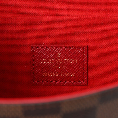 Louis Vuitton Damier Ebene Pochette Felicie Chain Wallet 7 of 10