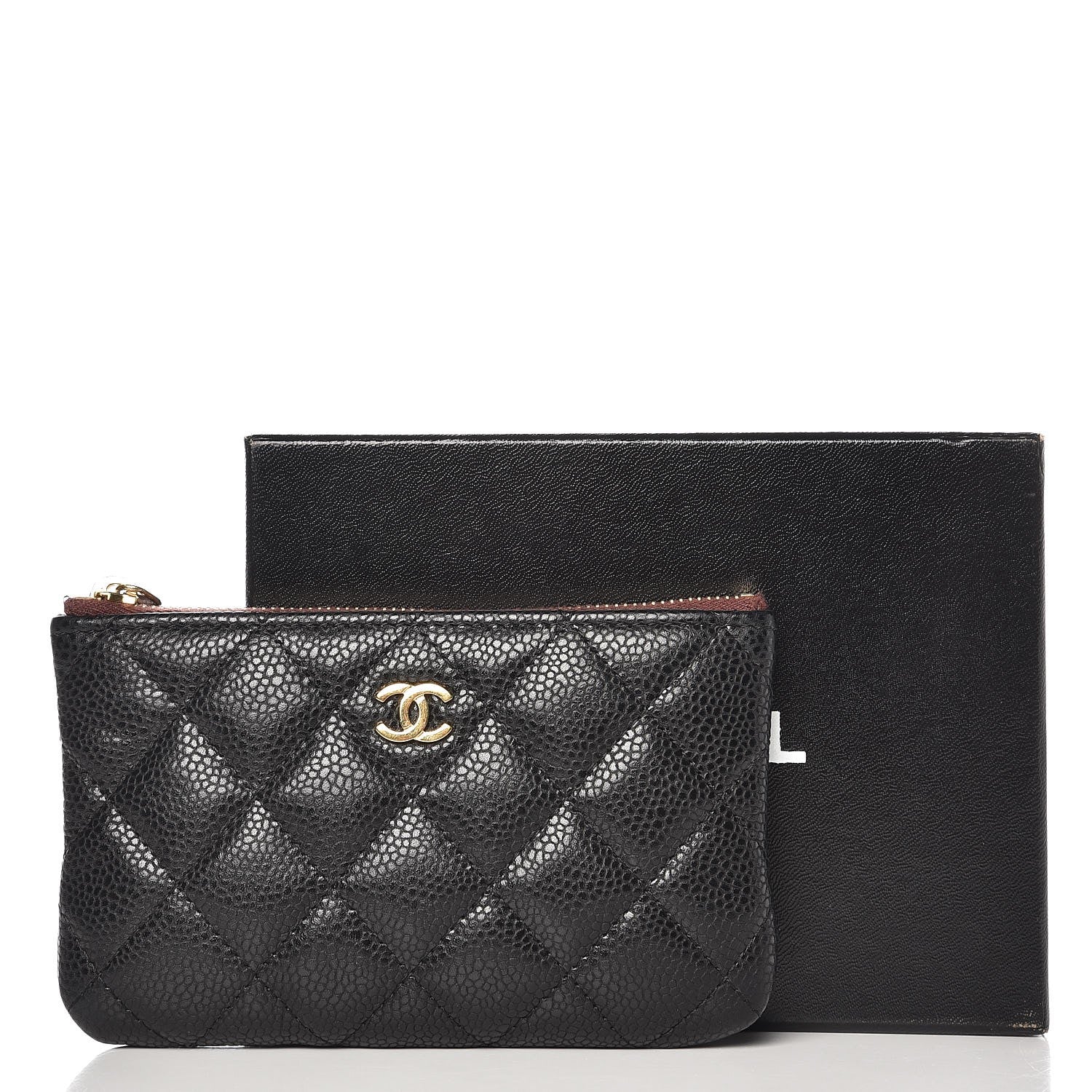 Chanel Caviar Quilted Small Cosmetic Case Black 8 of 8