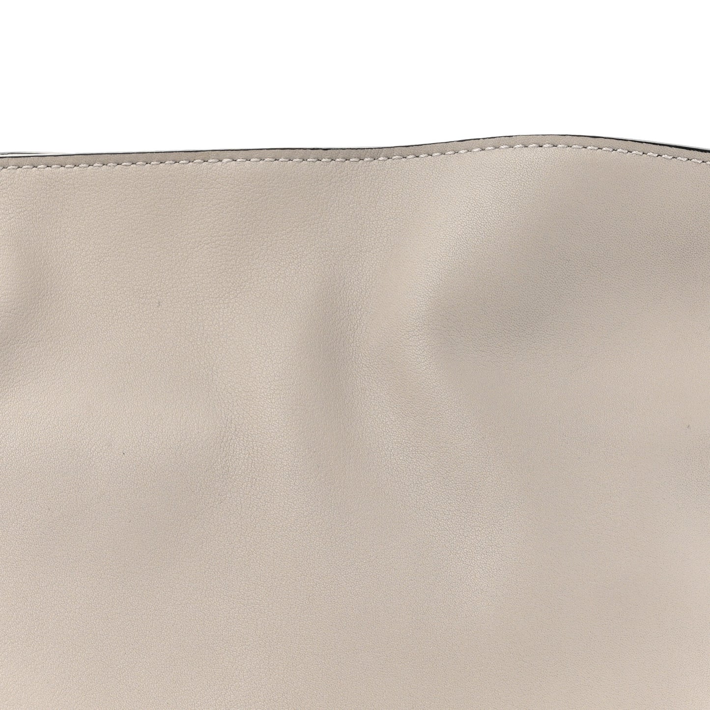 Mellow Nappa Medium Flamenco Knot Clutch Ghost
