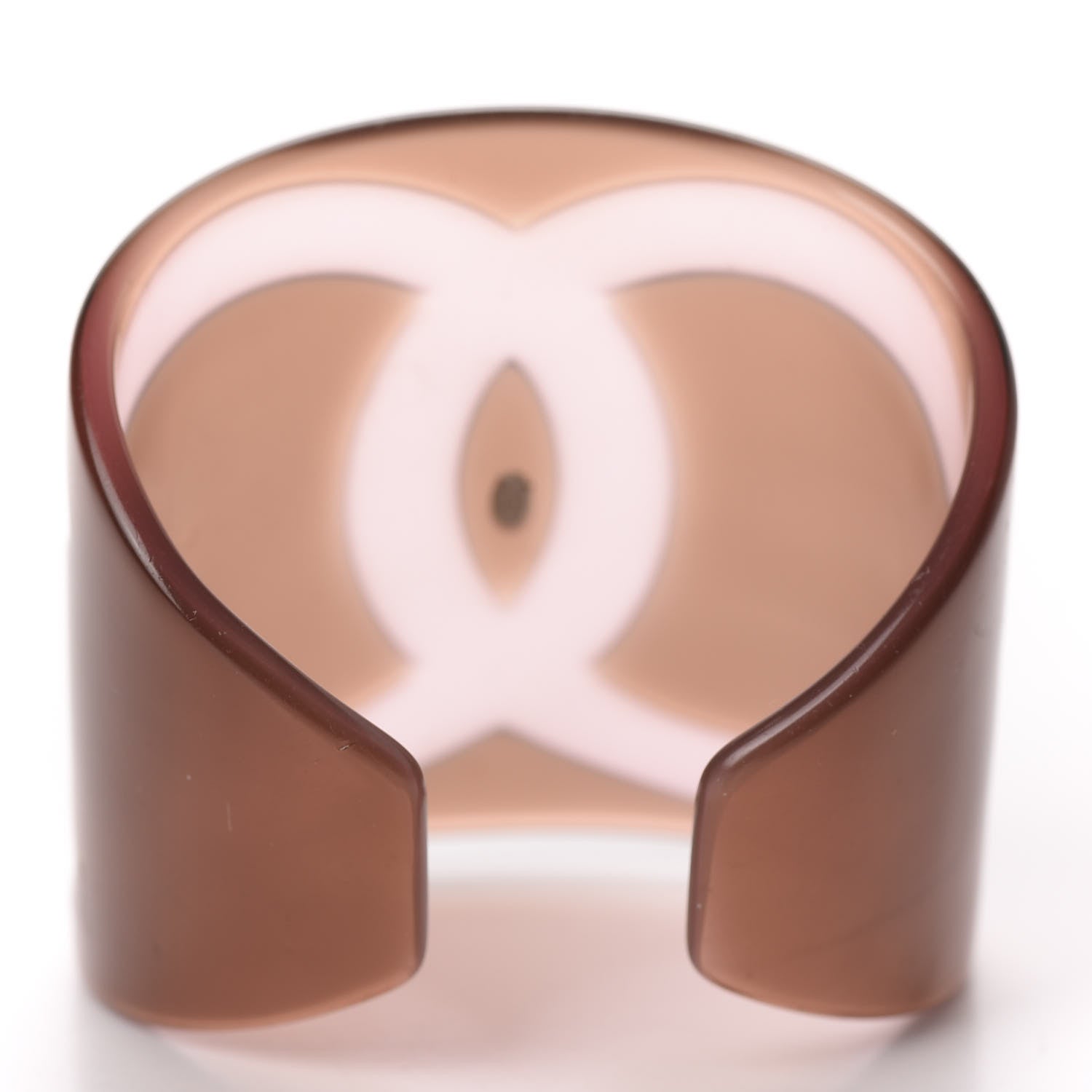 Chanel Resin CC Wide Cuff 3 of 4