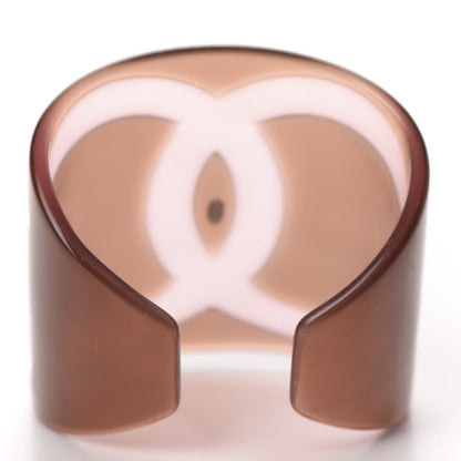 Chanel Resin CC Wide Cuff 3 of 4