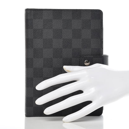 Louis Vuitton Damier Graphite Medium Ring Agenda Cover 2 of 8