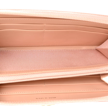 Chanel Caviar Quilted Boy Long Zip Around Wallet Light Pink 5 of 9