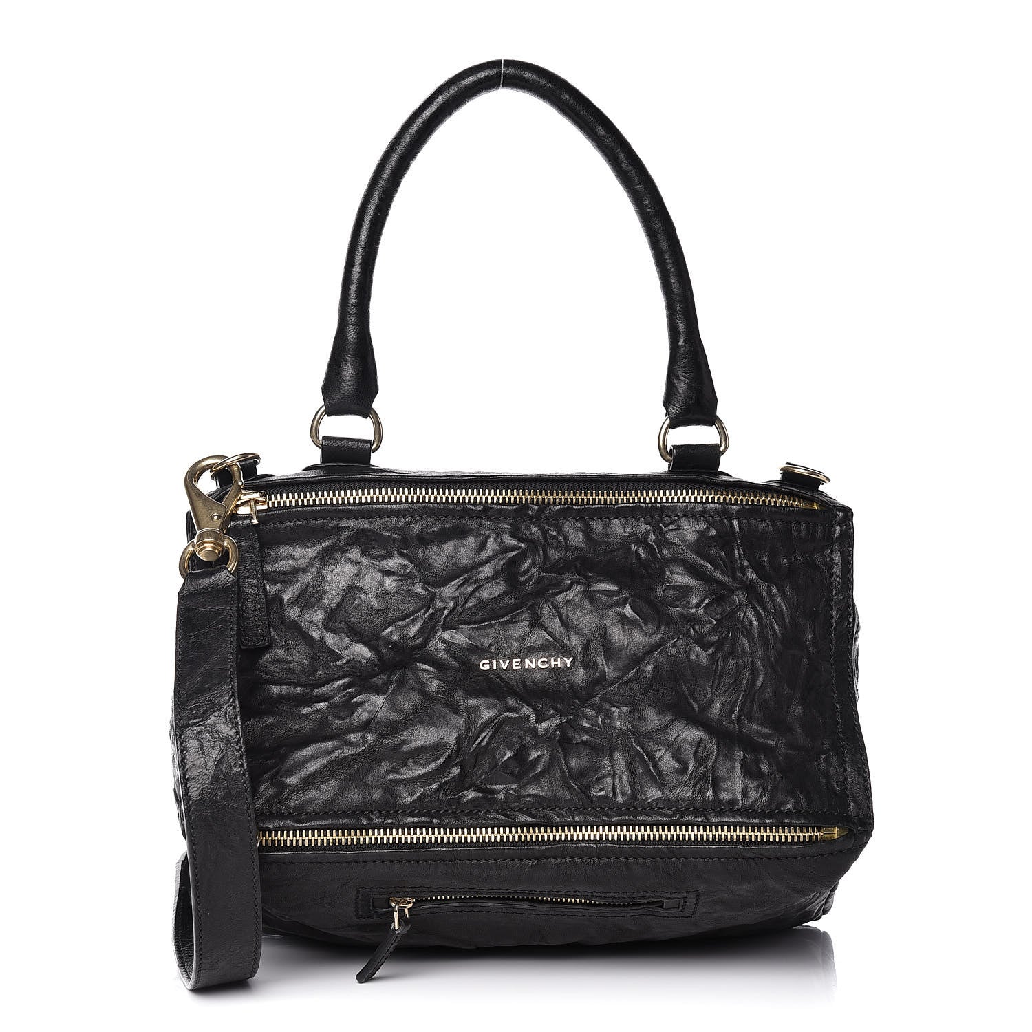 Givenchy Tumbled Sheepskin Medium Pandora Bag Black 1 of 12