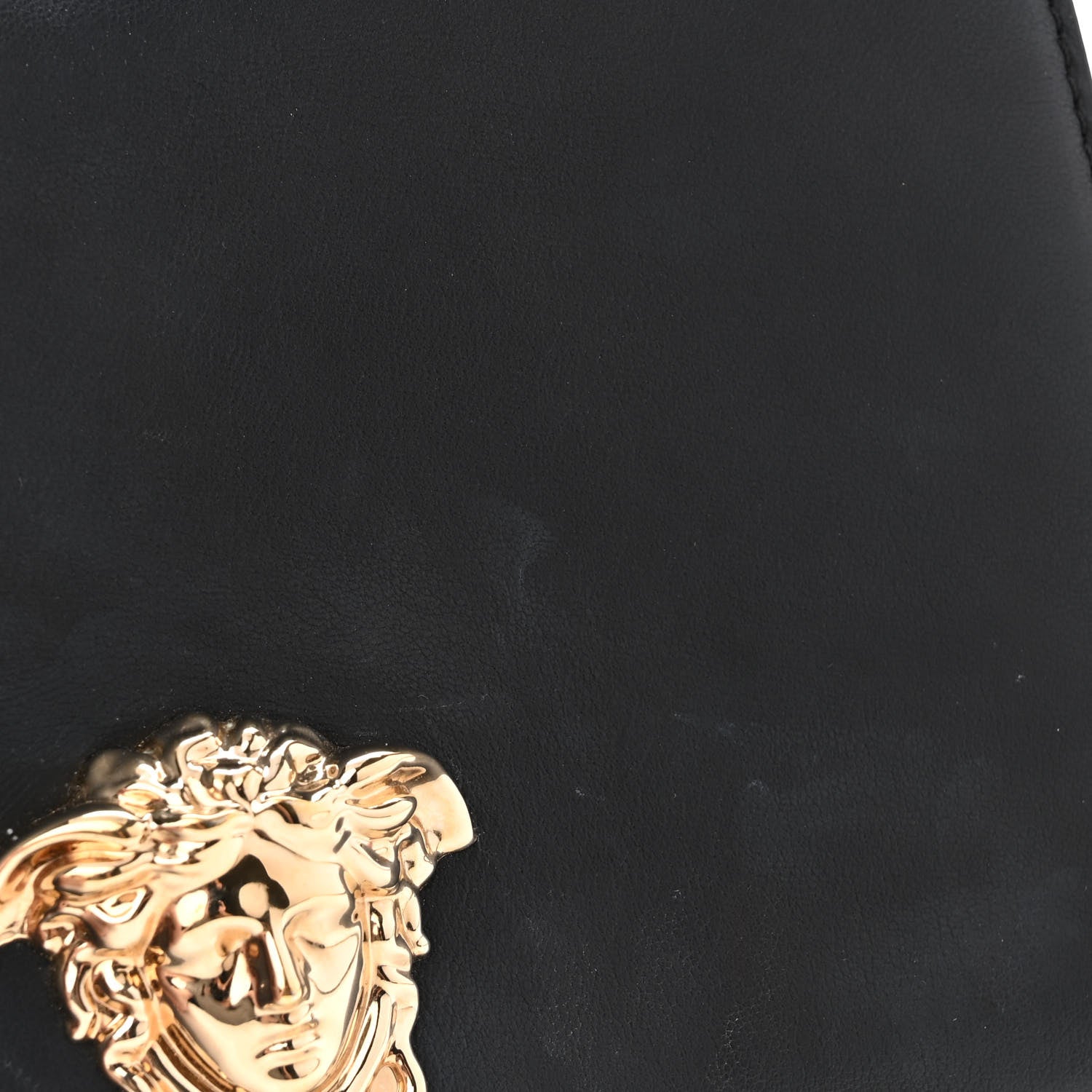 Versace Vitello Palazzo Medusa Evening Clutch Bag Black 11 of 16