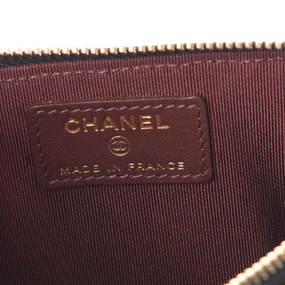 Chanel Caviar Quilted Classic Flat Wallet Pouch Black 7 of 10