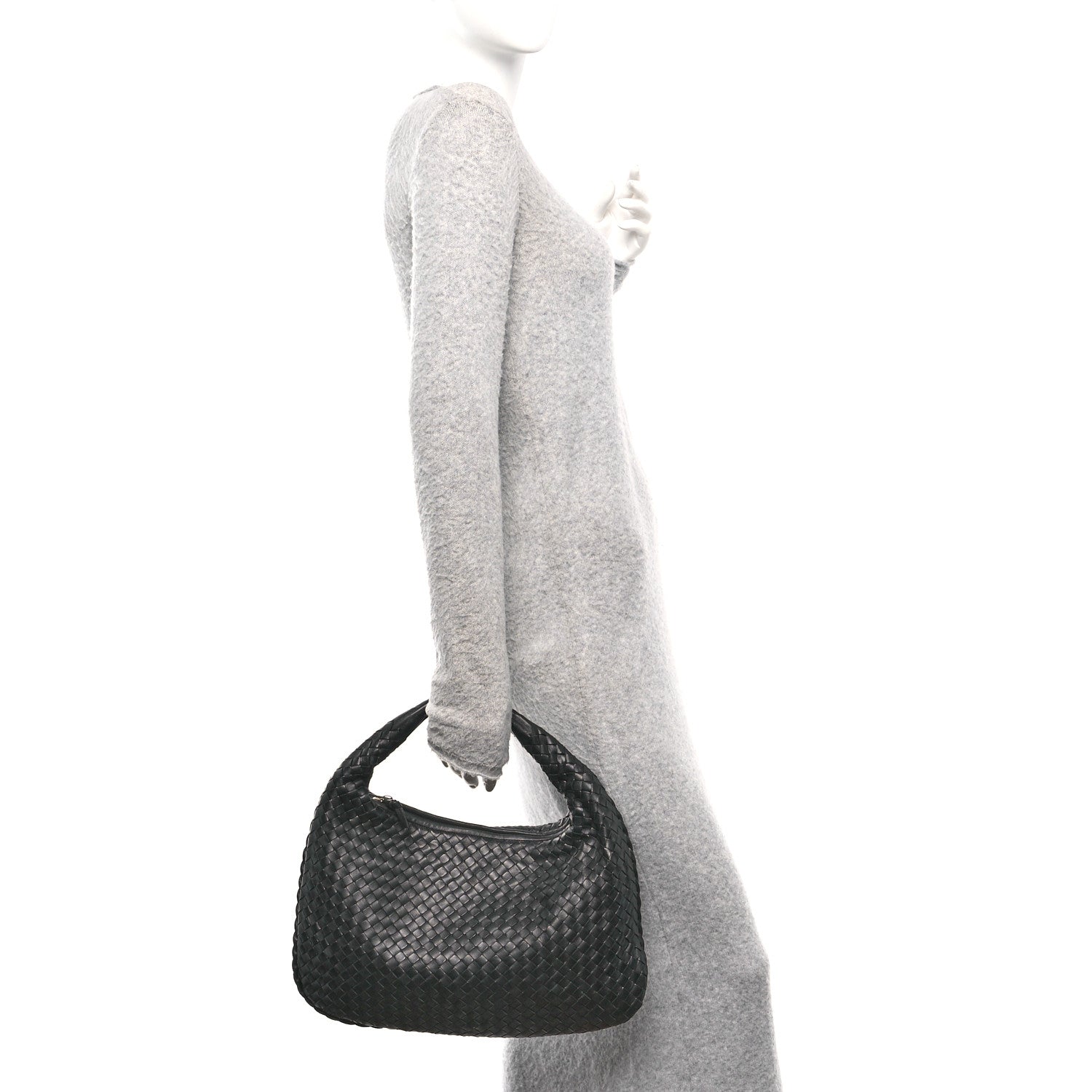 Bottega Veneta Nappa Intrecciato Medium Veneta Hobo Black 2 of 11