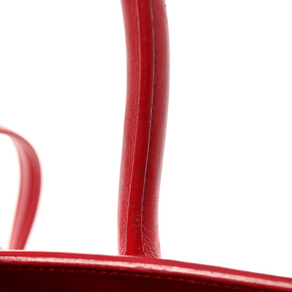 Saint Laurent Calfskin Small Sac De Jour Lipstick Red 23 of 27