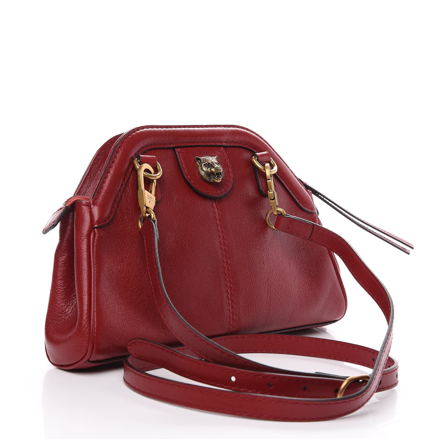 Gucci Piuma Lux Calfskin Small Re(Belle) Crossbody Bag Romantic Cerise 2 of 9