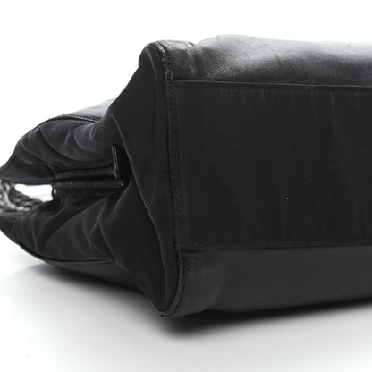 Prada Nappa Nylon Chain Tote Black 5 of 12