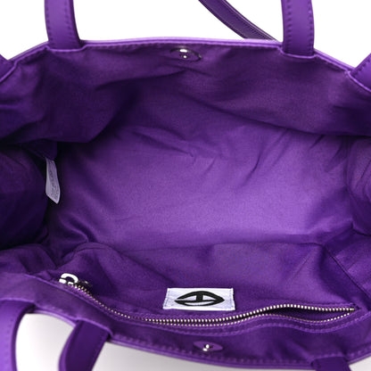 Telfar Vegan Leather Medium Shopping Bag Grape 5 of 12