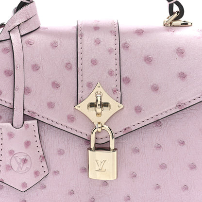 Louis Vuitton Iridescent Ostrich Rose Des Vents Mini Pearly Lilac 8 of 11