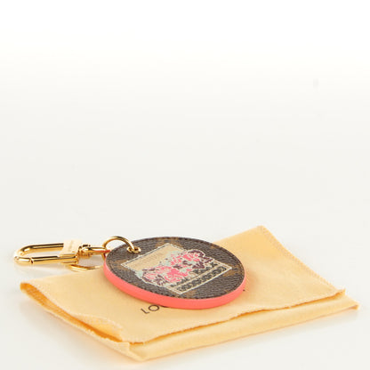 Louis Vuitton Monogram Illustre Posies Bag Charm 5 of 5