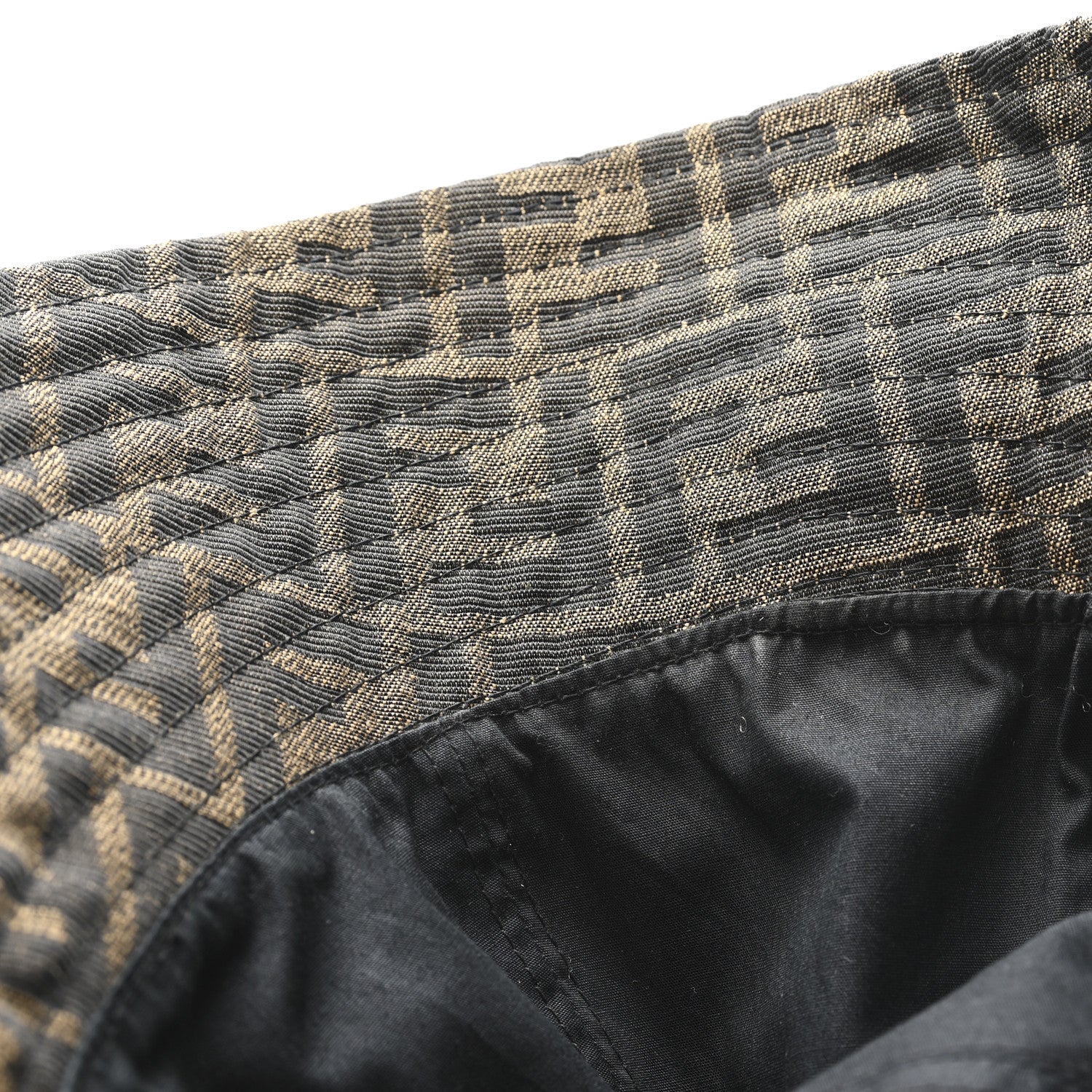 Fendi Technical Fabric FF Bucket Hat M Tobacco 9 of 9