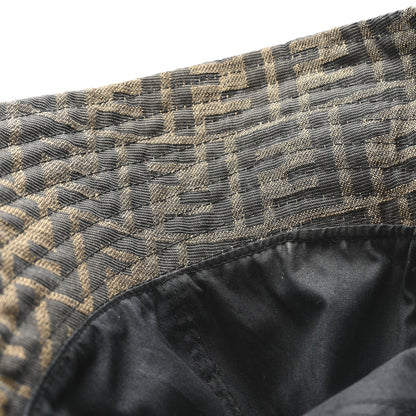 Fendi Technical Fabric FF Bucket Hat M Tobacco 9 of 9