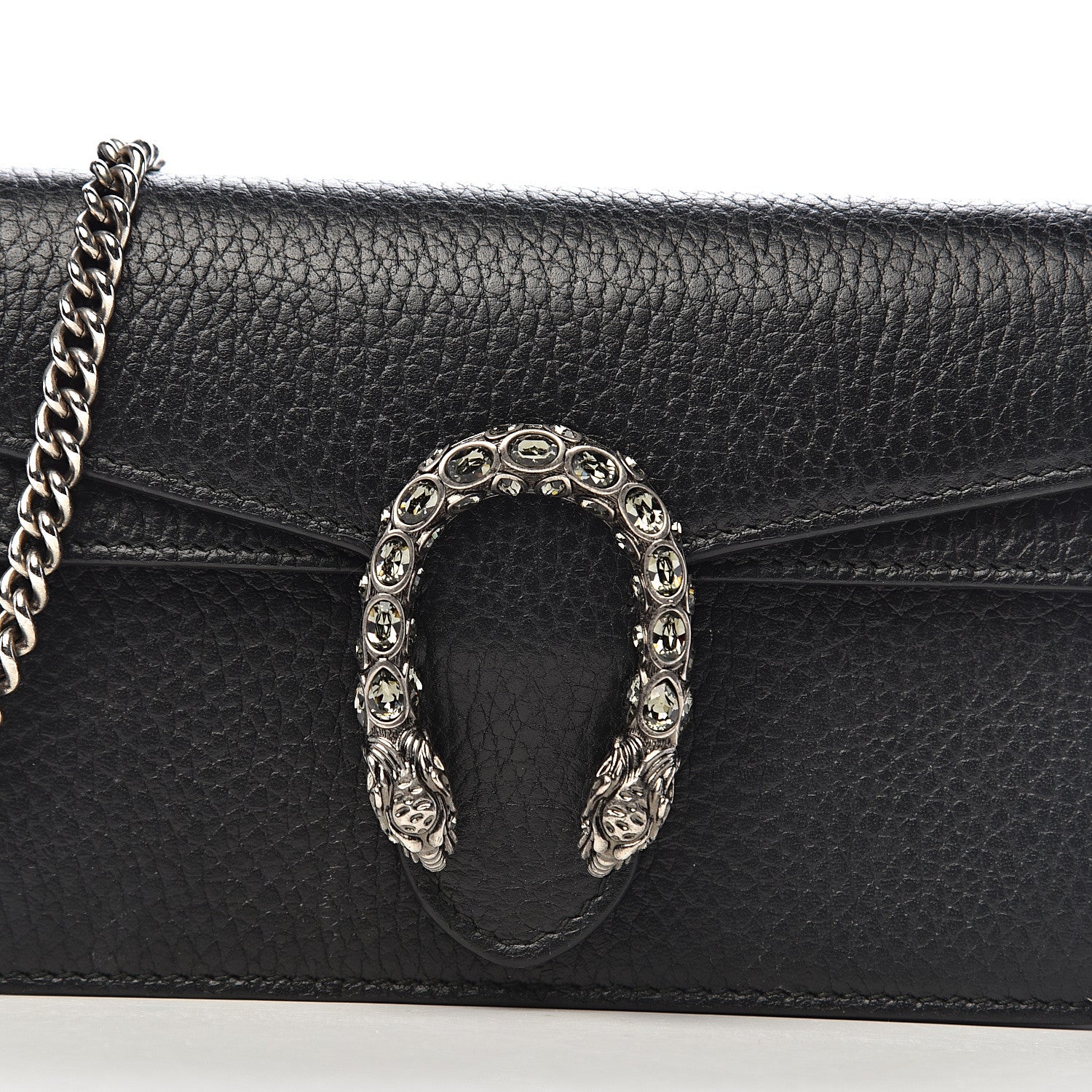 Gucci Calfskin Super Mini Dionysus Shoulder Bag Black 11 of 11