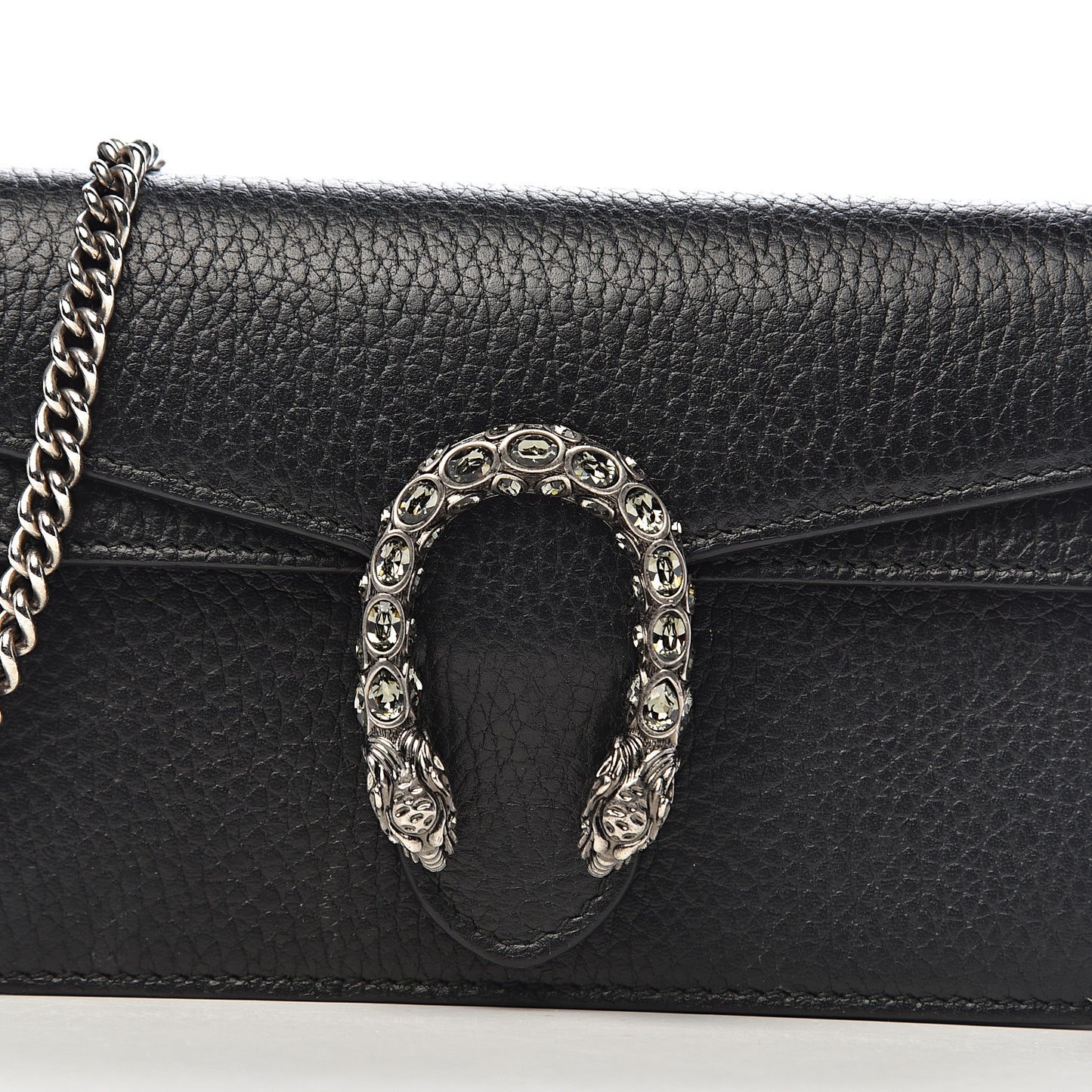 Calfskin Super Mini Dionysus Shoulder Bag Black