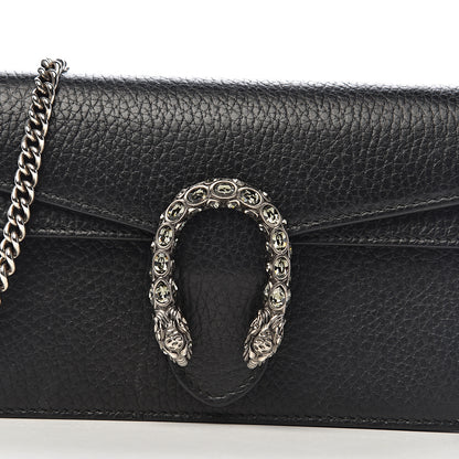 Gucci Calfskin Super Mini Dionysus Shoulder Bag Black 11 of 11