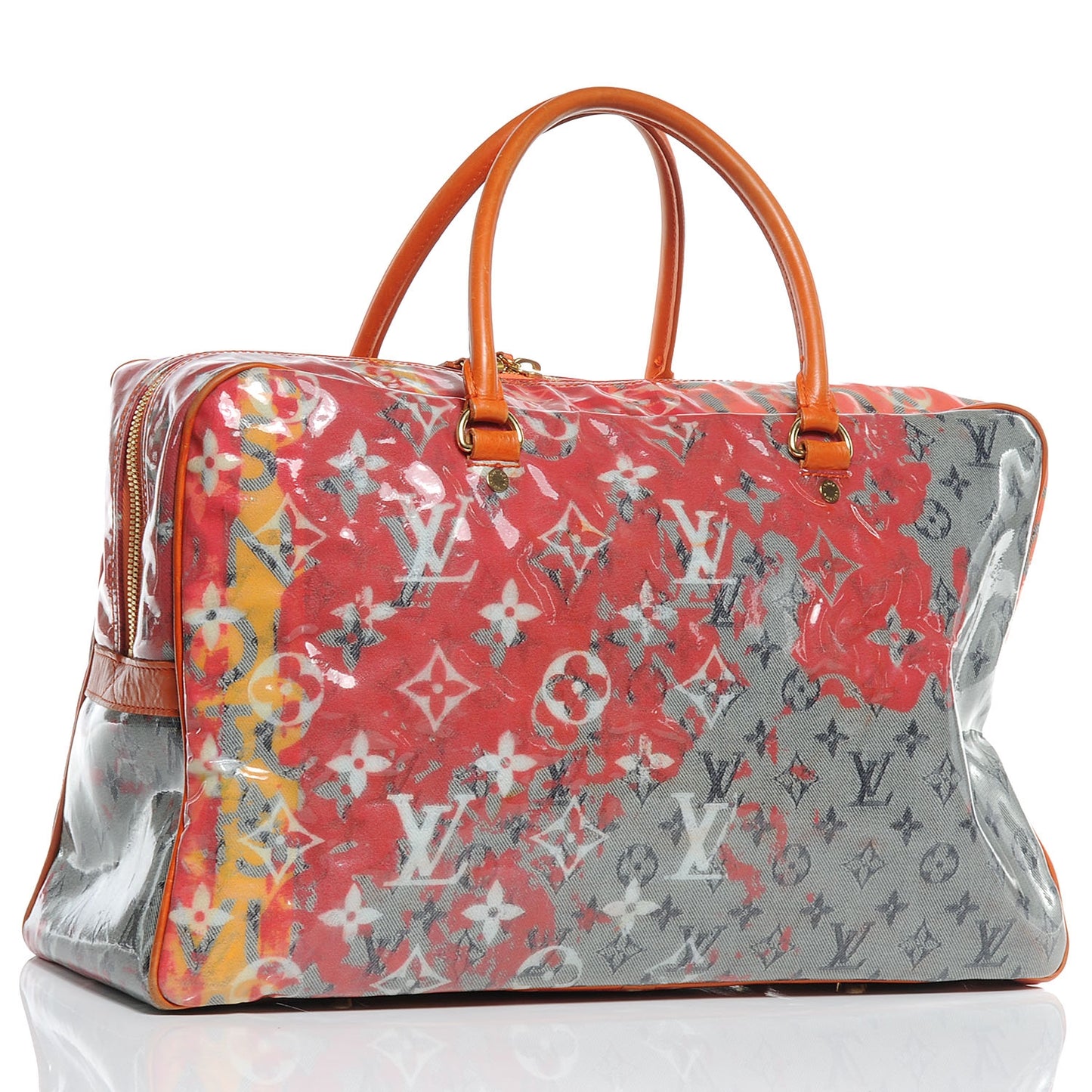 Monogram Pulp Defile Weekender GM Rose