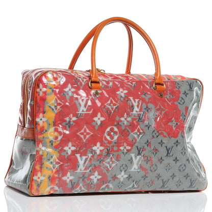 Louis Vuitton Monogram Pulp Defile Weekender GM Rose 3 of 7