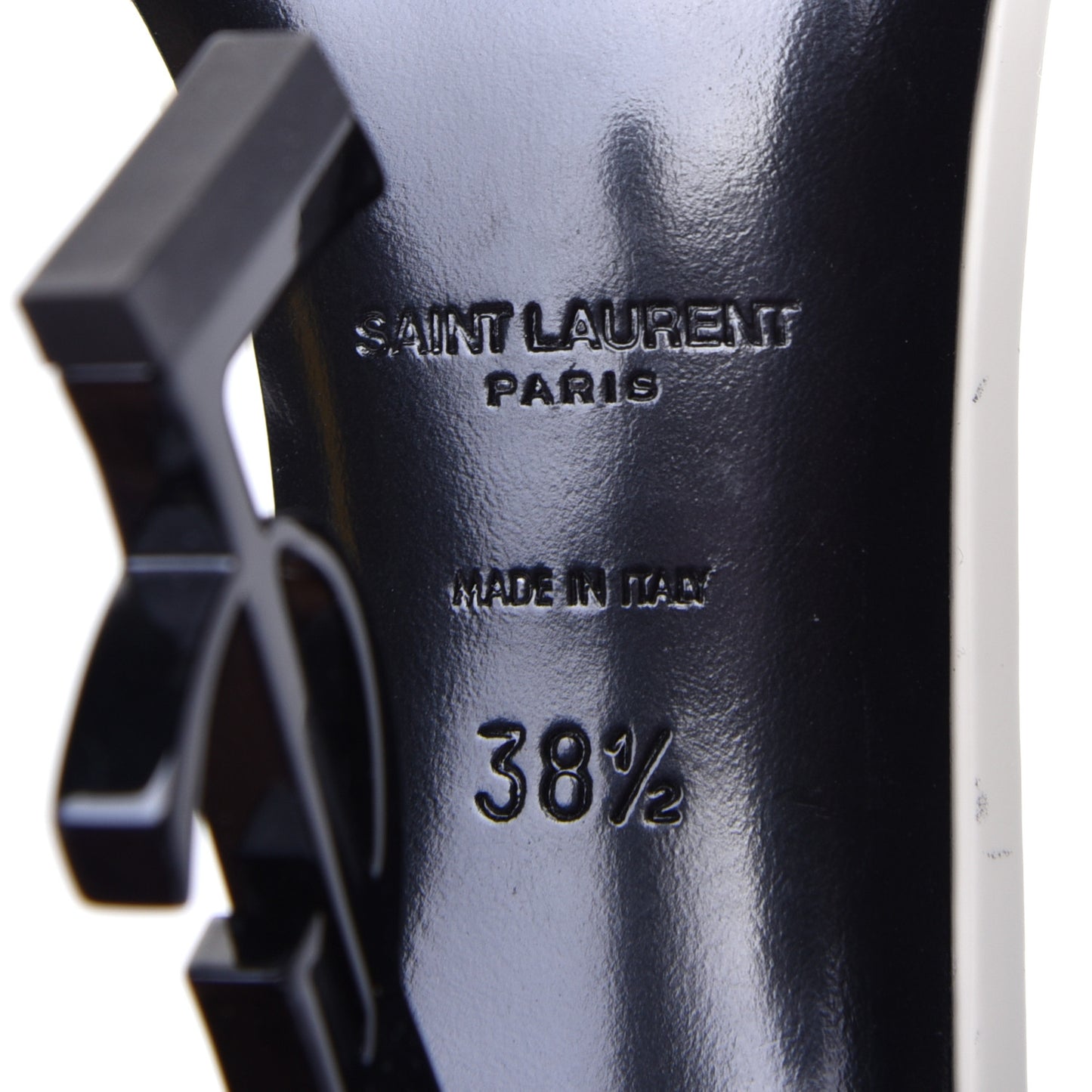 Patent Calfskin 110 Opyum Sandals 38.5 Neutro