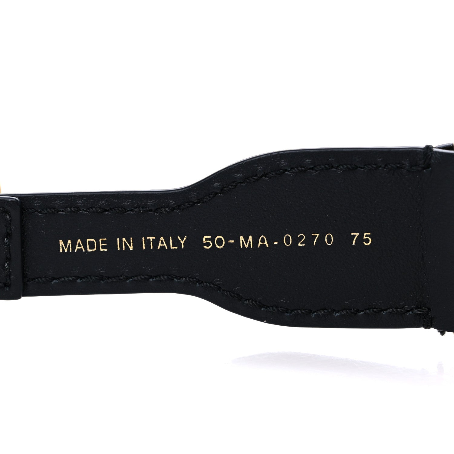 Christian Dior Canvas Embroidered Belt 75 30 Black Beige 4 of 6