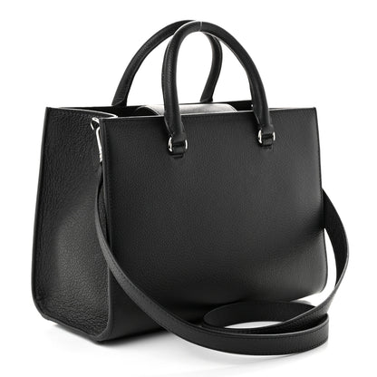 Jimmy Choo Grained Calfskin Embossed Book Tote Black 2 of 9