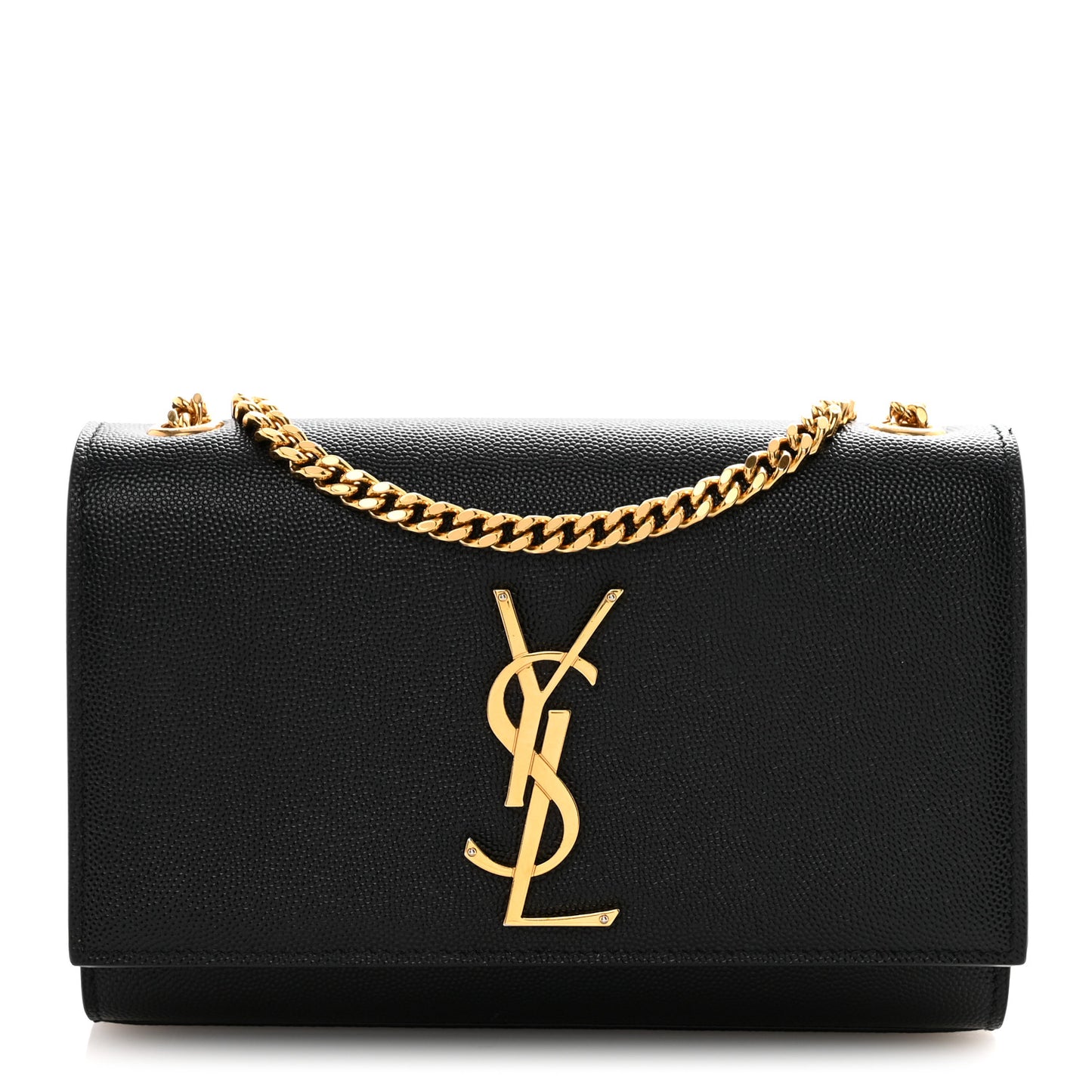Grain De Poudre Small Monogram Kate Satchel Black