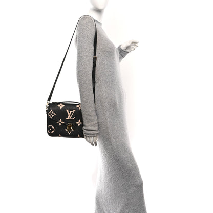 Louis Vuitton Empreinte Monogram Giant Pochette Metis Black Beige 2 of 11