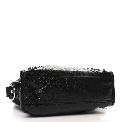 Balenciaga Agneau Classic Silver Hardware Mini City Black 5 of 11