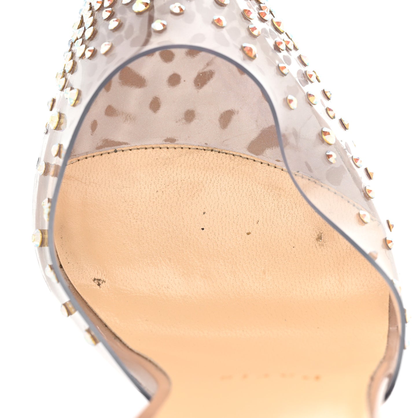 PVC Calf Alicoco Spikaqueen 100 Pumps 37 Nude