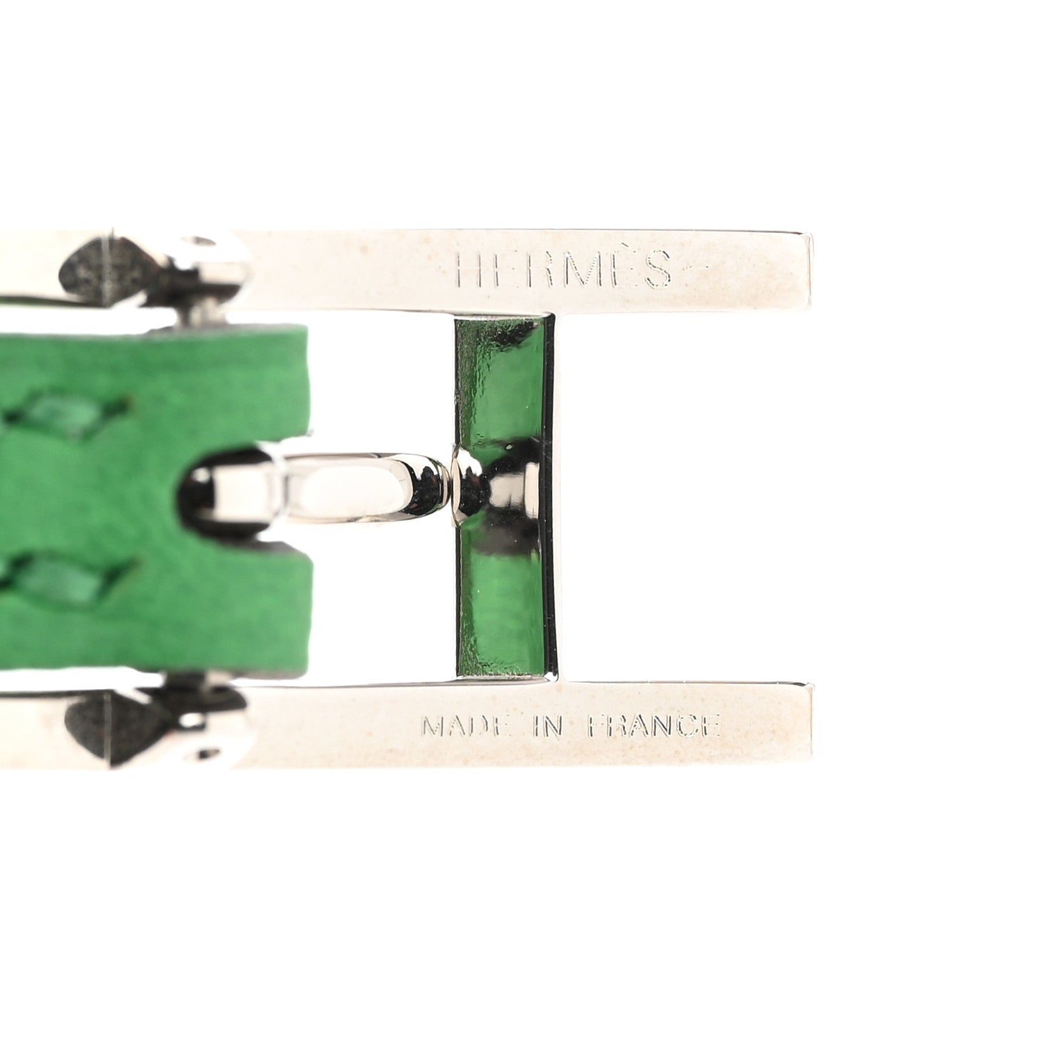 Hermes Swift Hapi 3 MM Triple Tour Wrap Bracelet M Bambou 5 of 9