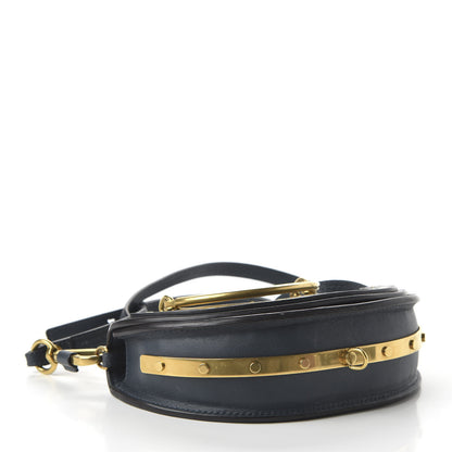 Chloe Calfskin Small Nile Bracelet Minaudiere Bag Silver Blue 4 of 10