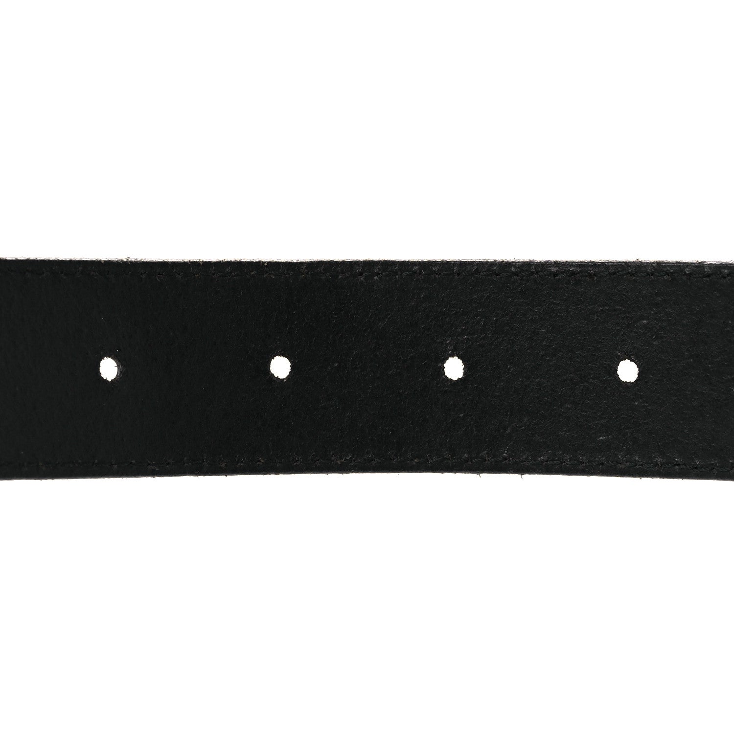 Saint Laurent Calfskin Chain Rider Belt S Black 4 of 7
