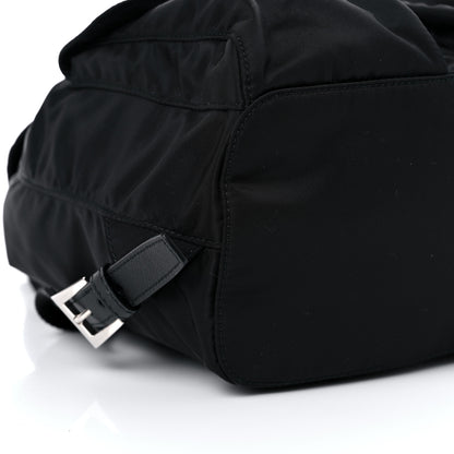 Prada Tessuto Nylon Saffiano Medium Backpack Black 8 of 10