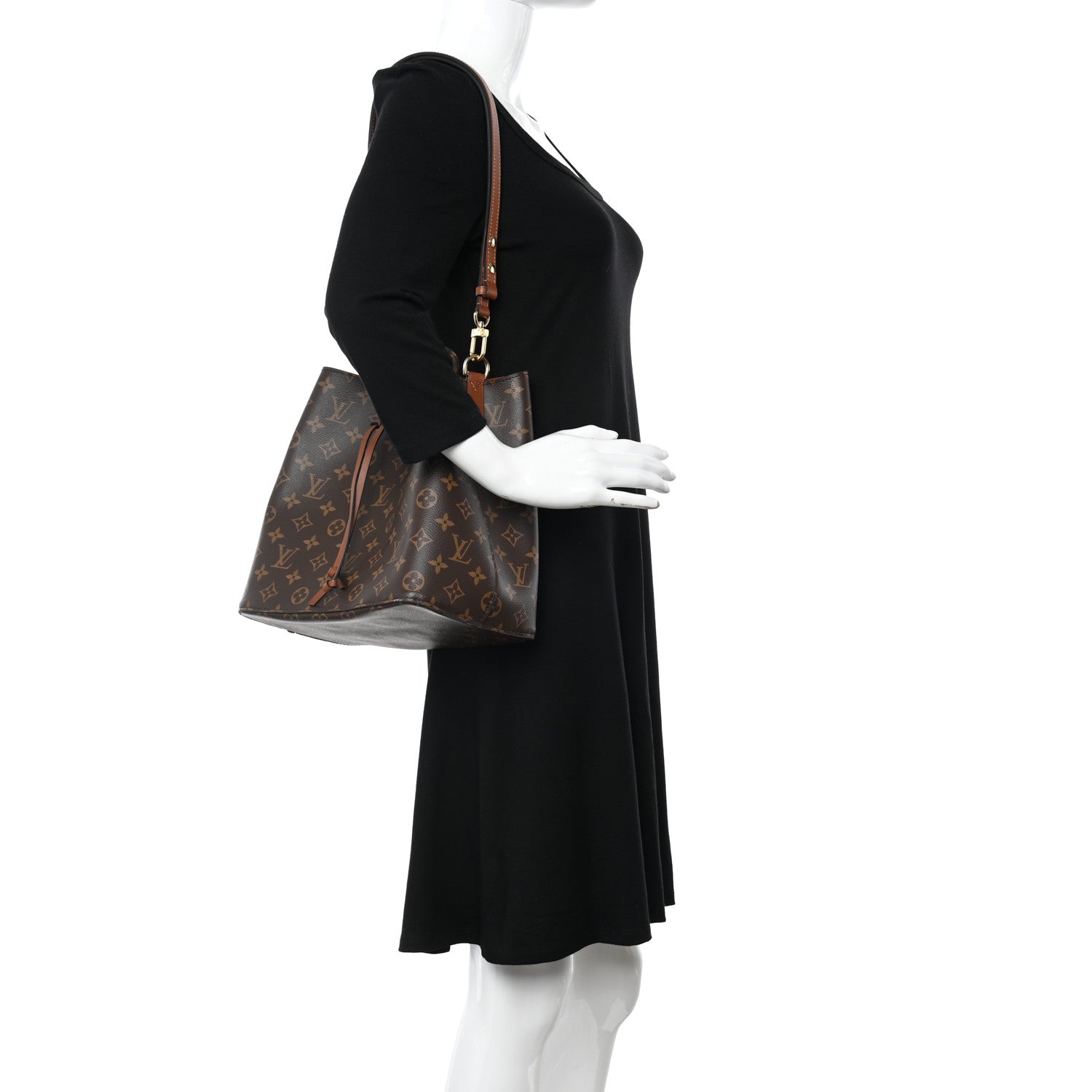 Louis Vuitton Monogram Neonoe MM Caramel 2 of 10