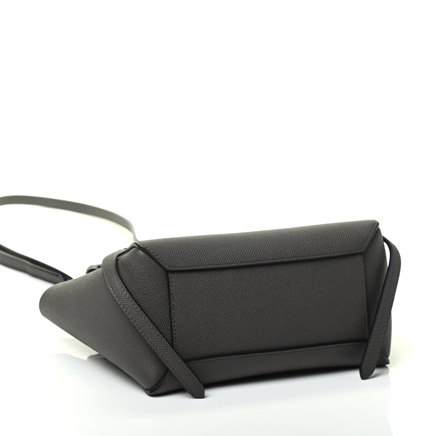 Celine Grained Calfskin Nano Belt Bag Grey 3 of 4