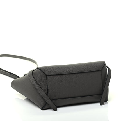 Celine Grained Calfskin Nano Belt Bag Grey 3 of 4