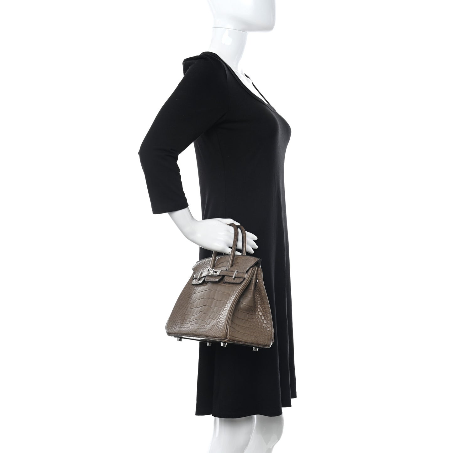 Matte Alligator Birkin 25 Origan