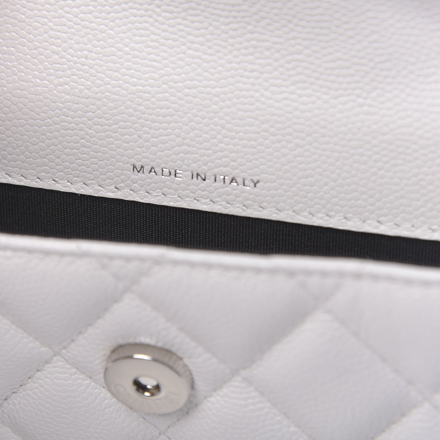 Chanel Caviar Quilted My Everything Belt Flap Card Holder White 7 of 12